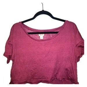 Massimo Off-the-Shoulder Crop Top